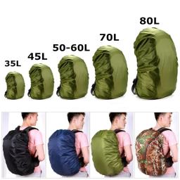 30-80l mochila capa de chuva ao ar livre à prova dwaterproof água capa caminhadas acampamento saco de esportes acessório capa à prova de chuva protetor solar capa - Image 1