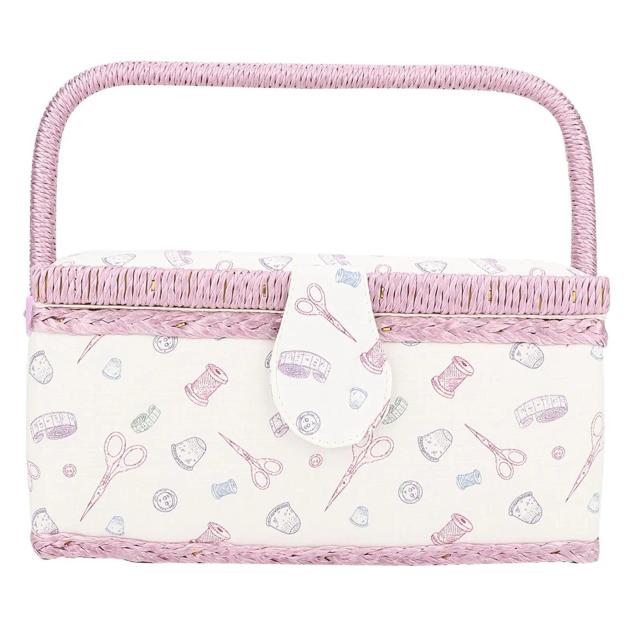 Cesta De Costura Vintage: Organizador Charmoso Para Artesanato e Tecido