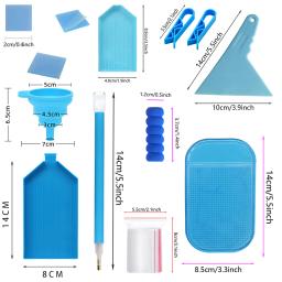 Recipiente De Armazenamento De Diamante para Contas, Bandeja De Arte, Kits De Ferramentas, Caixa, Ferramentas De Pintura, Talão De Trabalho, Caixa De Bordado, Novos Acessórios - Image 3