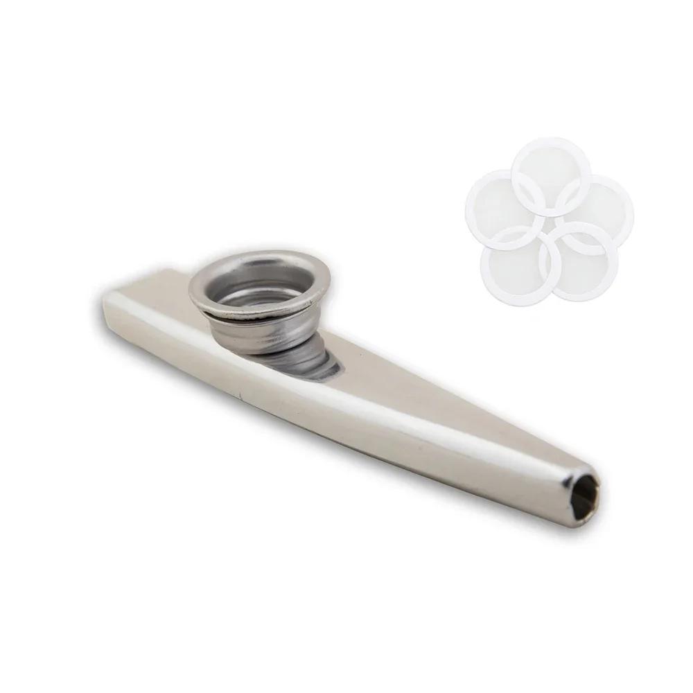 Metal Kazoo Instrumentos Musicais, Flautas Boca Diafragma, Bom Companheiro para Guitarra - Image 1