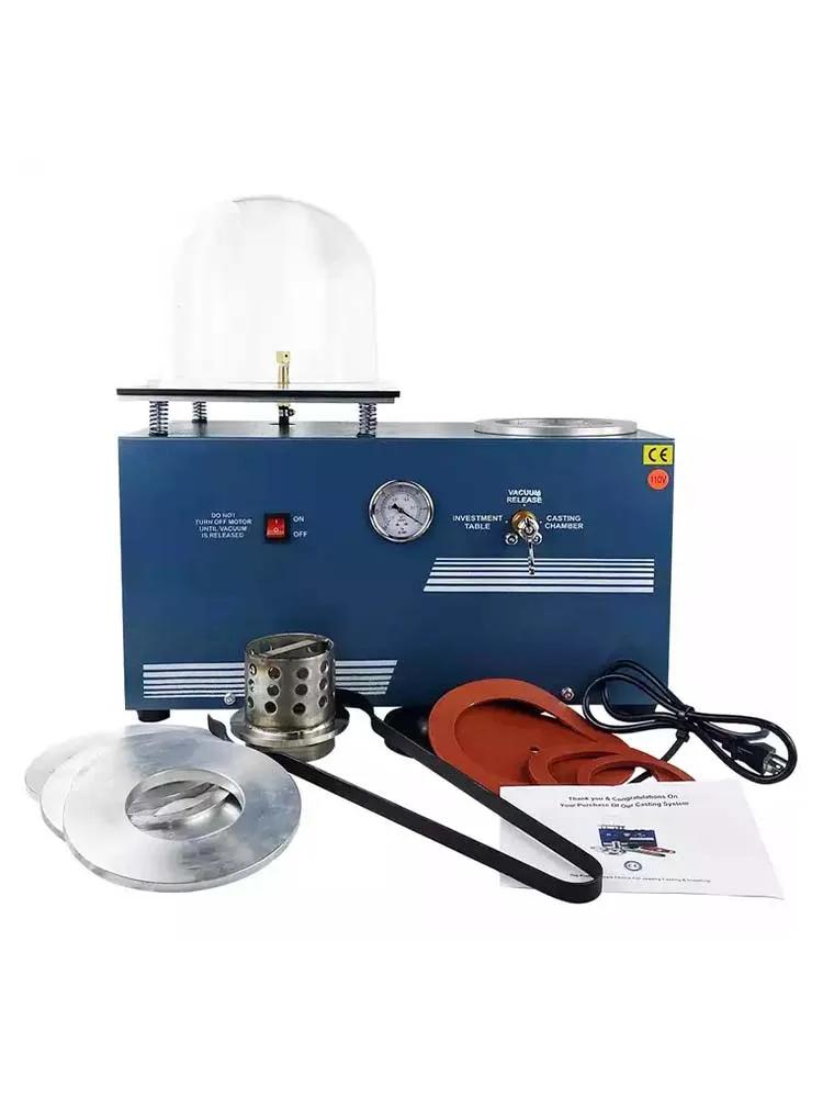2l jóias perdeu cera molde 1/2 hp com bomba de vácuo fundição para fundição de jóias máquina investida frascos e moldes ferramenta - Image 1