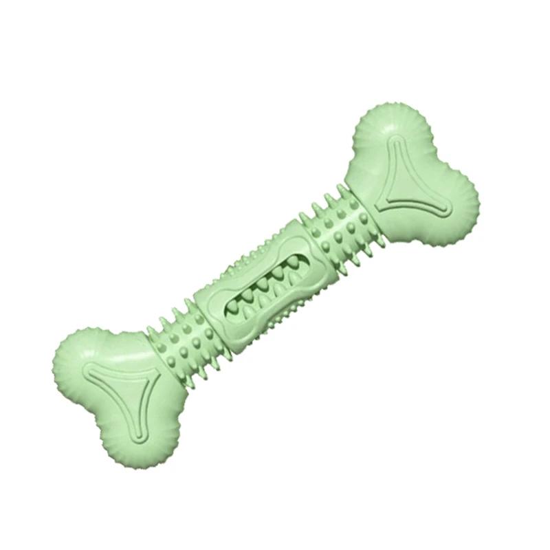 Brinquedos de mastigação tipo osso para pet, brinquedos de limpeza de dentes, entretenimento divertido oral, molares para animais, brinquedos para cães TPR - Image 1