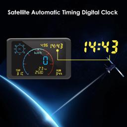 Grande Tela GPS HUD Velocímetro Digital, Computador de Bordo, Relógio de Quilometragem, Data Display, Caminhão, Todos os Carros, DC5-24V, 4.7 ", Mais Recente - Image 4