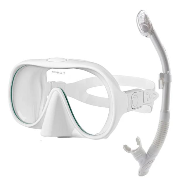 Snorkel Completo para Adultos com Tubo Seco - Equipamento de Mergulho Novo 2024