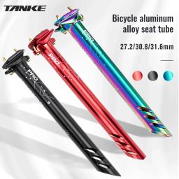 Tanke mountain road bicicleta selim ultraleve liga de alumínio mtb espigão tubo 27.2/30.9/31.6mm * 400mm peças ciclismo - Image 1