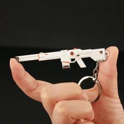 Valorant Arma Fantasma Espectro Chaveiro, Game Model Reaver, jogo de metal, metralhadora periférica, brinquedos para crianças, 9cm - Image 4