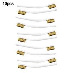 10 pçs escova de fio de bronze metal remover escovas de ferrugem escova de limpeza de metal industrial para máquina de limpeza de sujeira polimento - Image 3