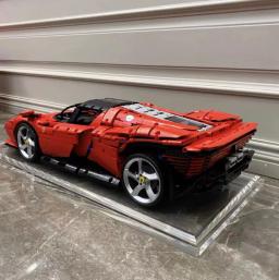 Modelo de carros esportivos colecionáveis, Kits tecnológicos para construção, brinquedos para carros esportivos escala 1:8, presentes criativos para adultos com caixa 42115 - Image 4