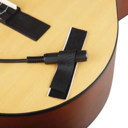 Material de borracha Piezo portátil captador acústico, acessórios para instrumentos musicais contato microfone para guitarra e violino - Image 5