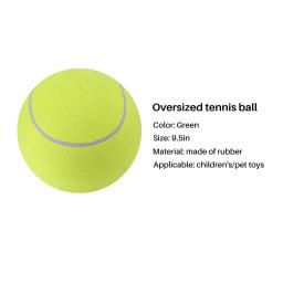 Bola de tênis gigante grande de 9.5 ", diversão para crianças e adultos - Image 6