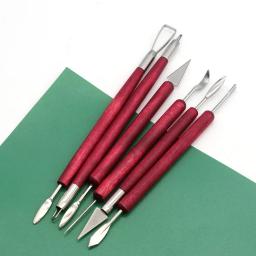 Ferramenta de argila para cerâmica e arte cerâmica, argila do polímero, argilas, esculpindo, esculpindo ferramentas artesanais para modelagem de pincéis, DIY, frio, 19 peças - Image 6