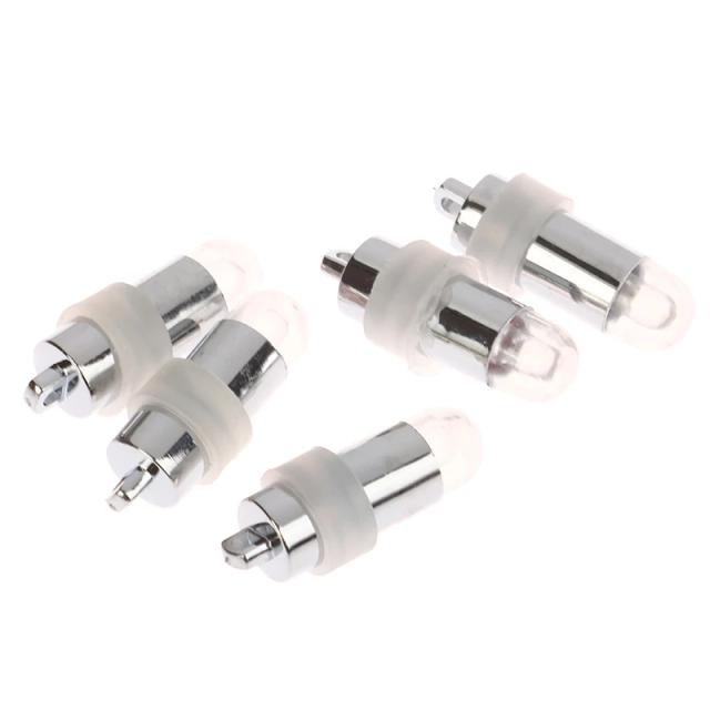 Mini luzes LED brancas impermeáveis para balões e lanternas - Kit de 5 peças para decoração de festas e eventos