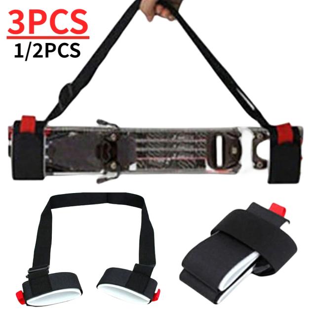 Correia Ajustável para Transportar Equipamentos de Esqui e Snowboard com Conforto e Praticidade