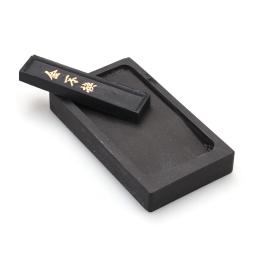 Tinta pedra tinta caligrafia pintura chinesa tradicional moagem bloco stickcontainer prática almofada inklaje - Image 1