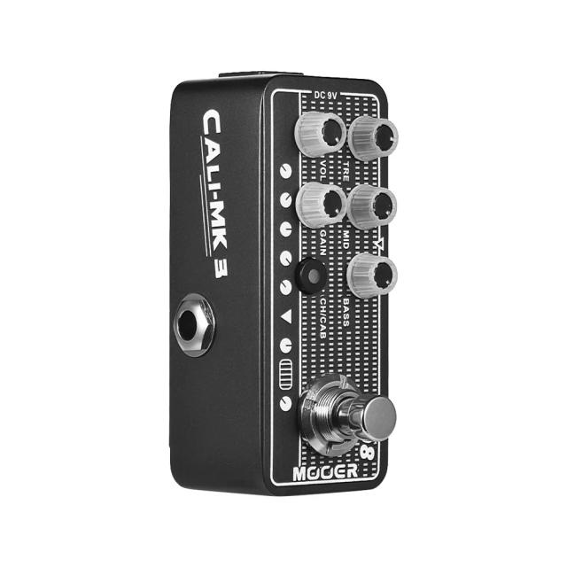 Mooer 008 Cali-MK: Pedal de Efeitos Digital para Guitarra Elétrica com 3 Efeitos e Acessórios para Instrumentos Musicais