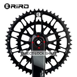 Riro manivela de fibra de carbono para bicicleta de estrada, 11/12 velocidades 50-34/53-39t, montagem direta, 170mm 46/48/50/52t, peças de bicicleta - Image 3