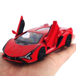 Lamborghini Sian Carro Modelo, Metal Diecast, Arte Miniatura Veículo, Coleção Hobby, Presente de Natal, Brinquedo Boy Friend, 1:36 - Image 5