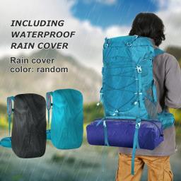 Westtune 50l mochila de caminhada com capa de chuva multifuncional saco de montanhismo ao ar livre para viagens trekking acampamento - Image 6