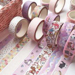 Fita de washi de flores frescas e animais, fita decorativa de 15mm para diário, livro de recortes, decoração de festas diy - Image 4