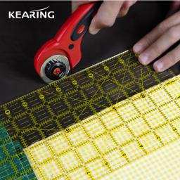 Kearing Patchwork Quilting Régua Tecido Pano Corte Régua Réguas De Costura DIY Knitting Artesanato Tailor Acessórios De Costura - Image 1