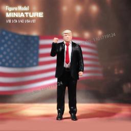 USA President Trump Figure, Diorama Street Scene, Sand Table Prop, Coleção de Modelos, Miniaturas, 1:18, 1/24, 1/64, 1/43, 1/87 - Image 2