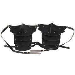 Medieval Samurai PU Leather Shoulder Armadura, Viking Era Armadura, Cosplay Props - Image 6