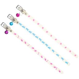 Coleira de silicone fluorescente brilhante com sino para animais de estimação, coleira de gato luminosa, anel de pescoço, gatinho, cachorro - Image 4