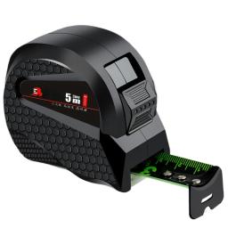 Fita métrica fluorescente impermeável, escala espessada de precisão, ferramenta de medição resistente ao desgaste, 3 m, 5 m, 7,5 m, 10m - Image 1