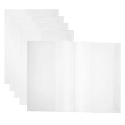 Capa impermeável para Notebook, Estudante Capa de Livro Reutilizável, Manga Transparente, Seguro, Fácil de Instalar, 5Pcs por Conjunto - Image 2