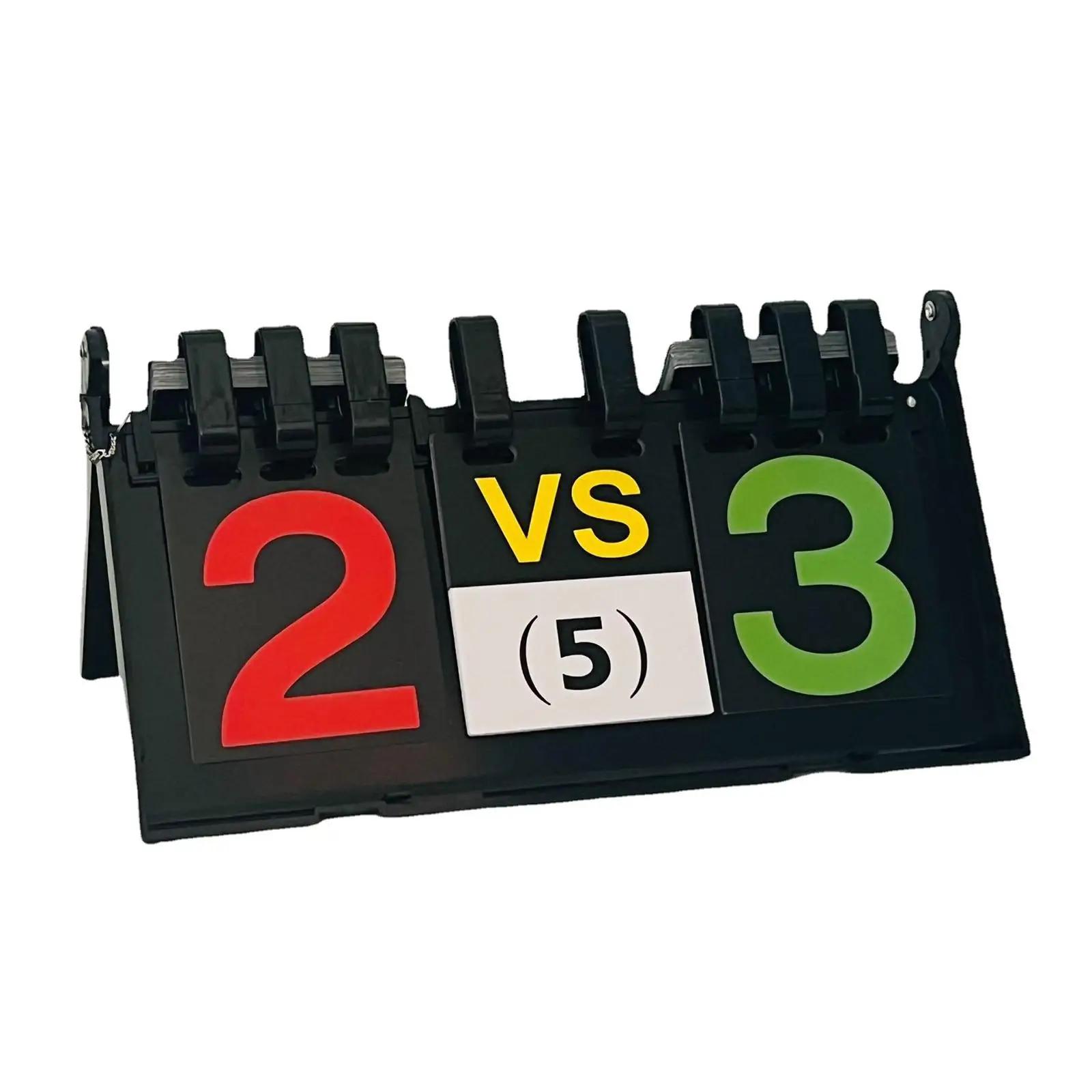Placar para esportes internos e ao ar livre, Tabletop, Manual, Marcador, Marcador Flip, Placar, Competição Basquete, Jogos De Equipe De Tênis De Mesa - Image 1
