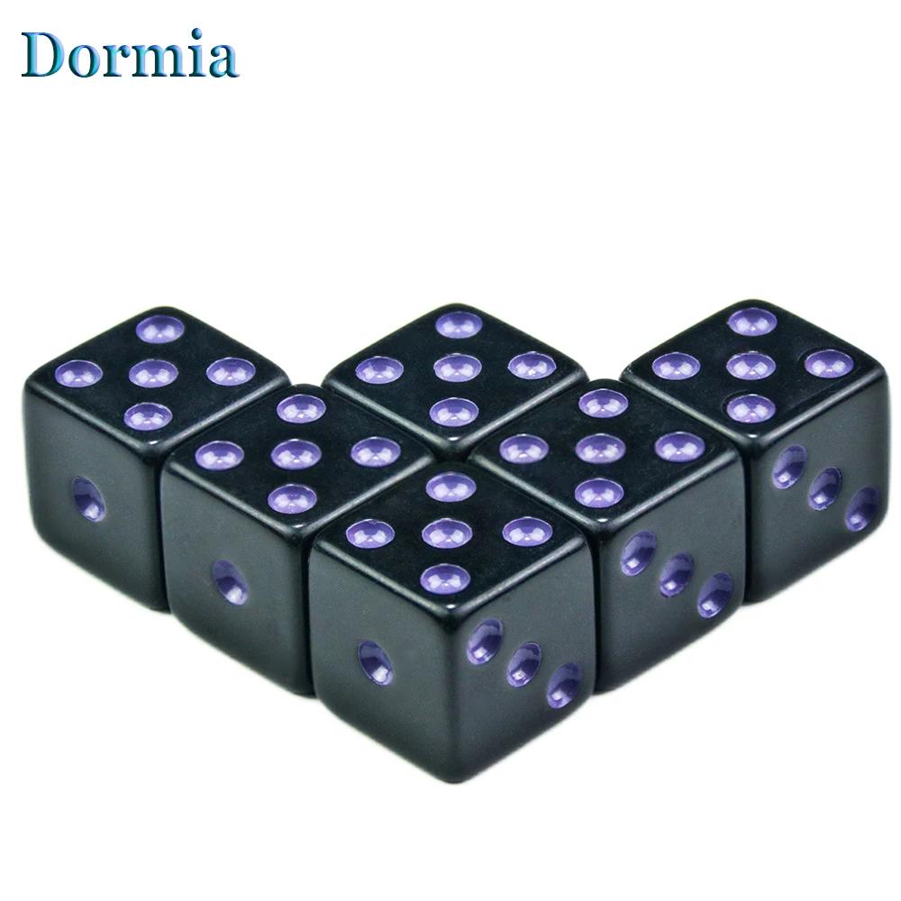 Cubos cubo pontos coloridos 6 pcs/set d6 16mm, de jogo de mesa gambling entretenimento festa como presente - Image 1