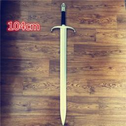 Sting espada arma filme cosplay espada prop role play presente segurança plutônio inverno 1:1 geada espada 104cm - Image 2