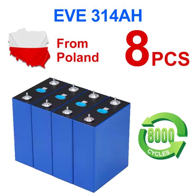Bateria Lifepo4 Eve314 320Ah Grau A + 8000 Ciclos