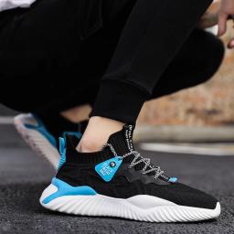 Tênis de corrida de malha respirável masculino, tênis de corrida confortável, tênis antiderrapante masculino, leve, barato, venda quente, verão - Image 5