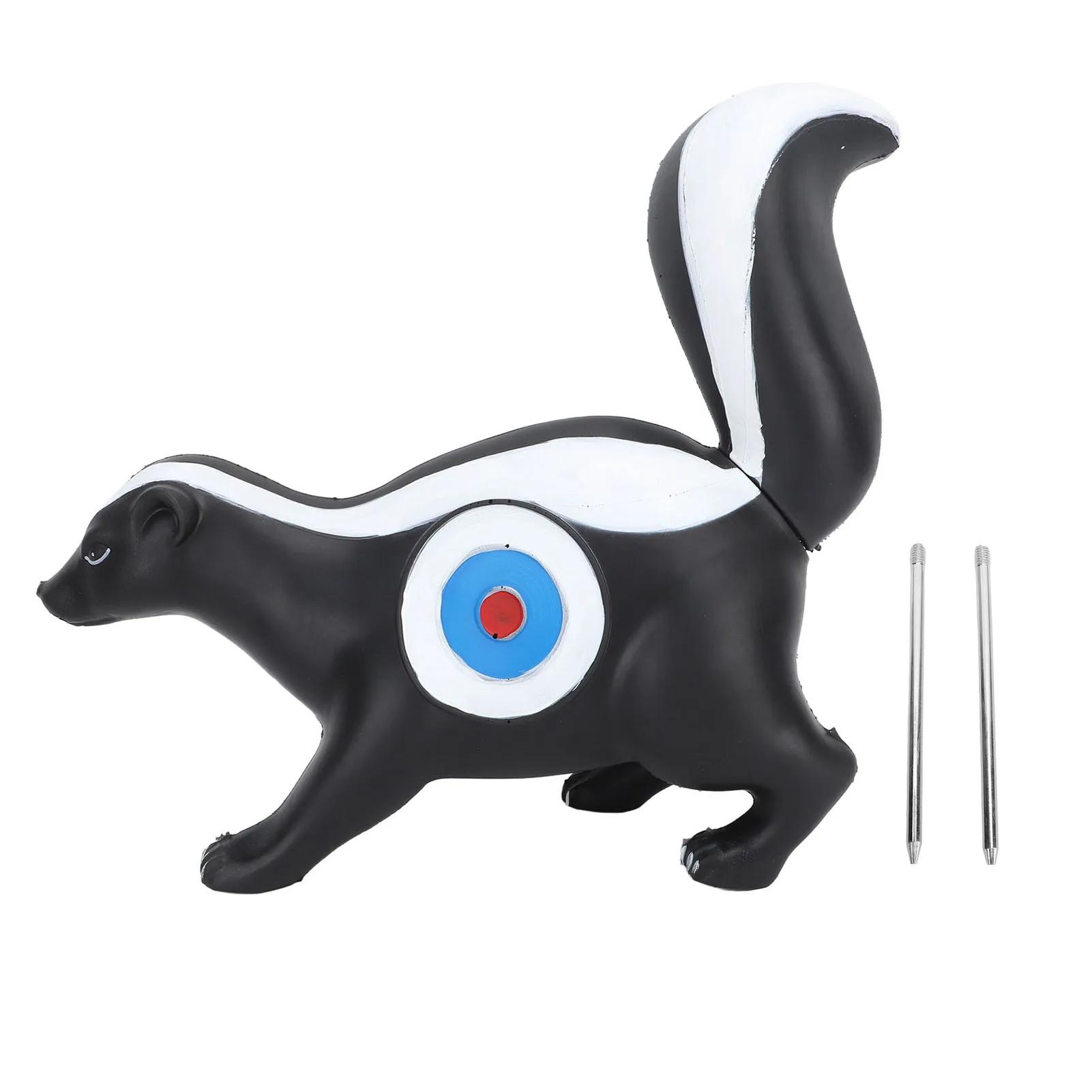Tiro com arco portátil alvo para a prática de treinamento, Seta Acessório, 3D, crânio, animal, PU, portátil - Image 1