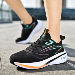 Tênis de corrida com placa de carbono elástico masculino, tênis antiderrapante, tênis de corrida de maratona profissional - Image 2