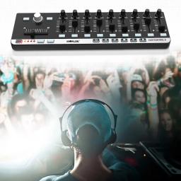 WORLDE-Portátil Mini MIDI Teclado Controlador, Slim-Line Control, Mini Instrumentos USB, EasyController 9 - Image 5