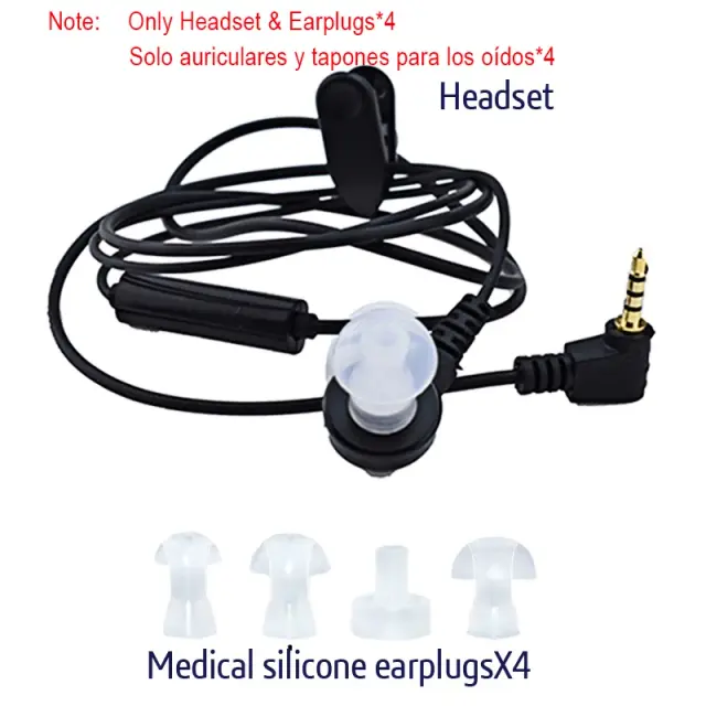 Prótese Auditiva In-Ear com Amplificador de Som Ajustável para Idosos e Pessoas Surdas - Ferramentas de Cuidado Auditivo Portátil