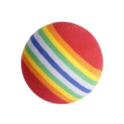 Bola interativa Rainbow EVA para gato e cachorro, Bolas de treinamento, Mastigação, Chocalho Scratch, Pet Toys Supplies - Image 3