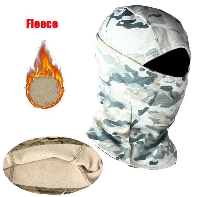 Balaclava de lã quente para homens, boné de esportes ao ar livre, cachecol de esqui, chapéus de ciclismo, inverno - Image 1