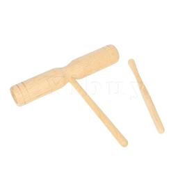 Yibuy-Blocos de percussão clássica, Claves de madeira, Instrumento musical, 10 Conjunto - Image 2