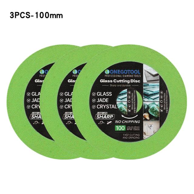 Disco de Corte de Vidro Diamantado 100/115/125mm Ultra-fino para Porcelanato e Cerâmica 1 Peça