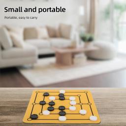 9 peças tabuleiro de xadrez morris família diversão estratégia de borracha para crianças mouse pad portátil mesa reunião festival presente engraçado - Image 1