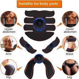 Esporte exigível estimulador muscular equipamentos de fitness ems abs abdominal trainer perda de peso corpo emagrecimento anti celulite hip lift - Image 6
