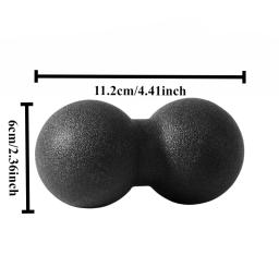 1pc yoga sólido amendoim massagem bola para massagem corporal relaxamento muscular equipamentos de fitness alívio da dor pescoço apoio - Image 6