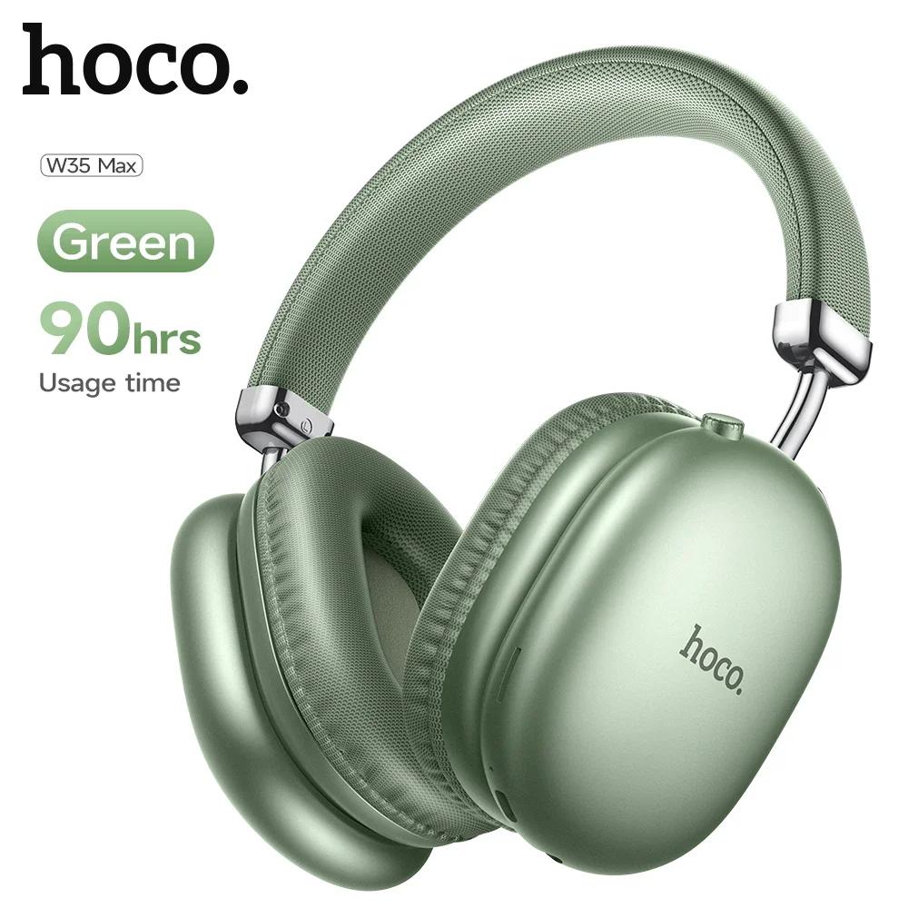 Hoco sem fio bluetooth 5.3 música fone de ouvido microfone alta fidelidade áudio estéreo som 800mah esporte 40mm driver 90 horas endura - Image 1
