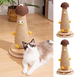 Sisal Coçar Post com Cogumelo para Gatos, Móveis de Proteção, Áreas de Comichão, Cat Tree, Toy Acessórios, Pet Products - Image 6