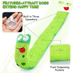 Brinquedos de pelúcia para cães pequenos médios grandes, alimentador pet, recheados alimentação suprimentos, treinamento acessórios - Image 2