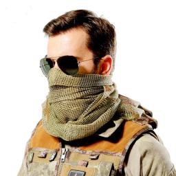 Cachecol de camuflagem grande para homens, sniper caçador, lenço de malha, véu de ciclismo, camping, caça, pesca, caminhadas - Image 1
