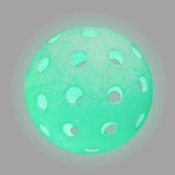 Pickleball luminoso para competição ao ar livre, bola verde durável, luz da noite, brilhante no escuro, 74mm, 40 buracos - Image 5